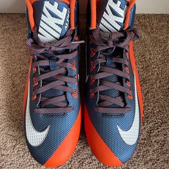 Nike Skin Alpha Pro 2 Football Cleats Athletic Sneakers Sport Blue Orange Men 13 main image 8